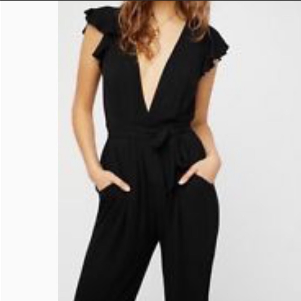 Free people ruffle your feather jumpsuit - Picture 2 of 8